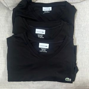 Lacoste Black V-Neck